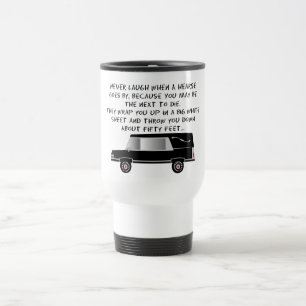 Funeral Director/Mortician Funny Hearse Design Travel Mug
