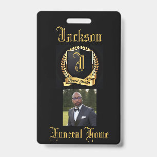 Funeral Director Name Tag Badge