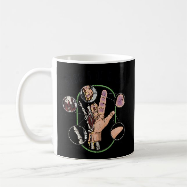 Funeral Director Pathology - Mortuary Science Mort Coffee Mug (Left)