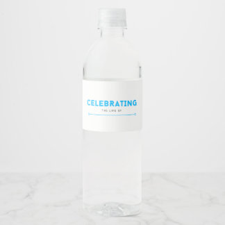Funeral Favors | Bottle Labels