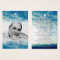 Funeral in loving memory clouds prayer / poem card