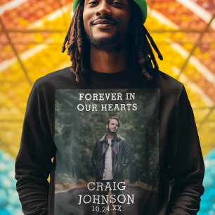 Funeral In Loving Memory   Photo Sweatshirt