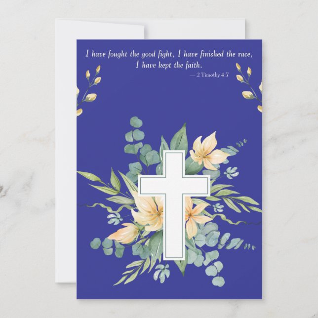 Funeral Invitation  (Front)