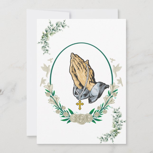 Funeral Invitation  (Front)