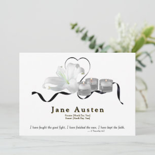 Funeral Invitation - Editable