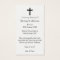 Funeral Loss Blessed Mary Prayer Sympathy Cards