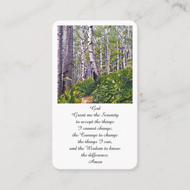 Funeral Memorial Celebration of Life Card (Front)