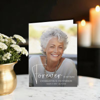 Funeral Memorial Folded Photo