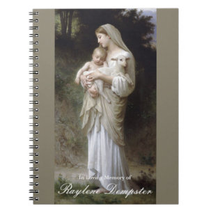 Funeral Memorial Guest Book Mary Innocence