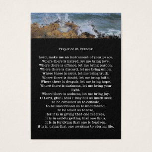 Funeral / Memorial Prayer of St Francis
