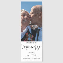 Funeral Memorial | Religious Bookmark Card