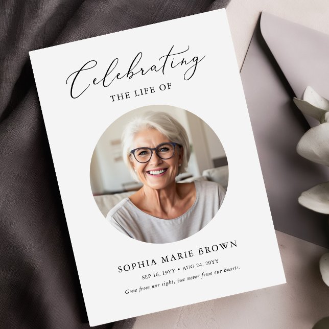 Funeral Obituary Order of Service Photo Memorial Program (Creator Uploaded)