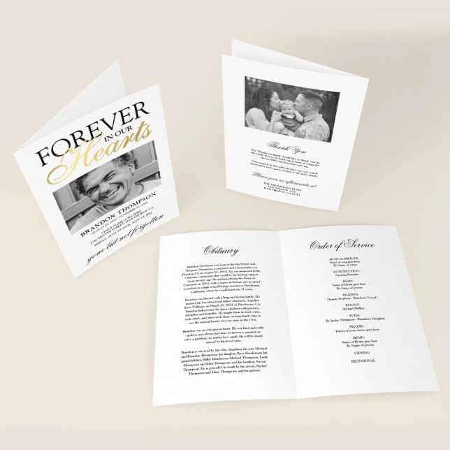 Funeral Obituary Order of Service Program (Creator Uploaded)
