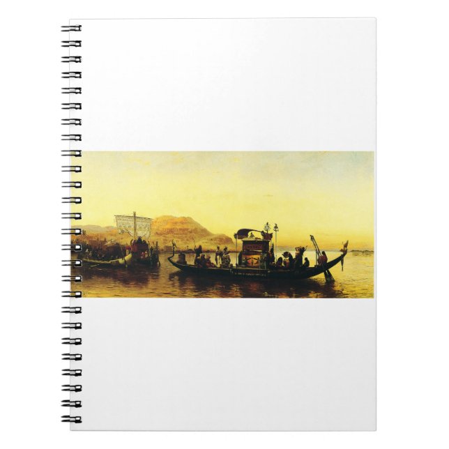 Funeral of a Mommy on the Nile by Frederick Arthur Notebook (Front)