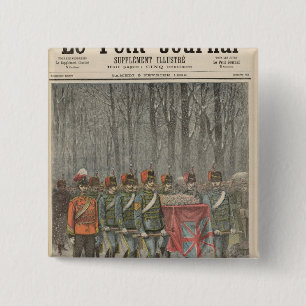 Funeral of Albert Victor  Duke of Clarence 2 Inch Square Button