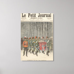 Funeral of Albert Victor  Duke of Clarence Canvas Print