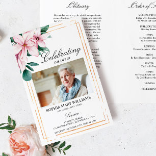 Funeral Order of Service Magnolia Memorial Program