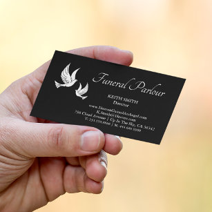 Funeral Parlor   Funeral Director Business Card