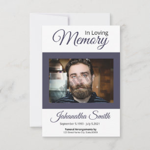 Funeral Prayer Card Template
