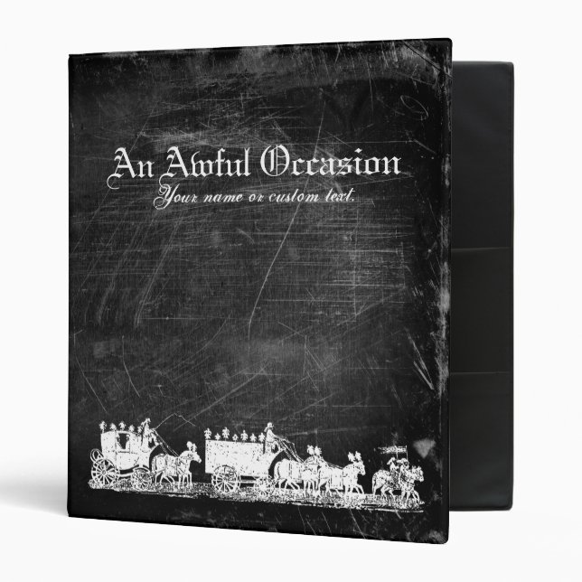 Funeral Procession Customizable Binder (Front/Inside)