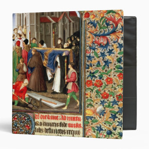 Funeral procession with grave-diggers binder