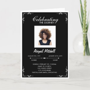 Funeral Program   Celebrating The Journey   FP0010