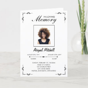 Funeral Program   In Loving Memory   FP0012