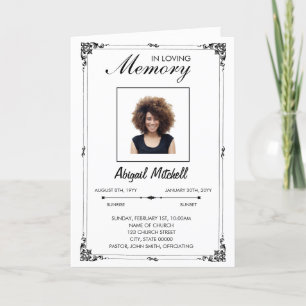 Funeral Program   In Loving Memory   FP0018