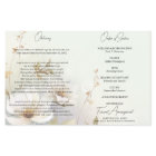 Funeral PROGRAM Memorial Wildflowers Thank | PHOTO