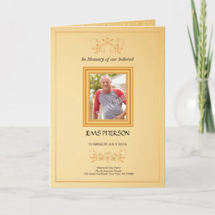 Funeral Program Template