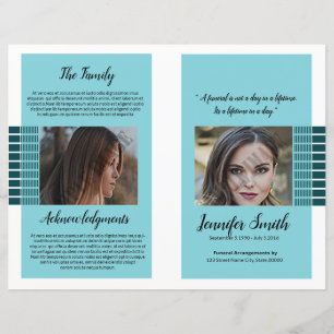 Funeral Program Template