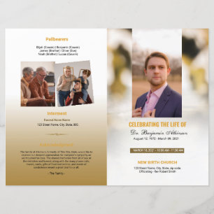 Funeral Program Template