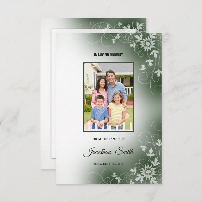 Funeral Program template (Front/Back)