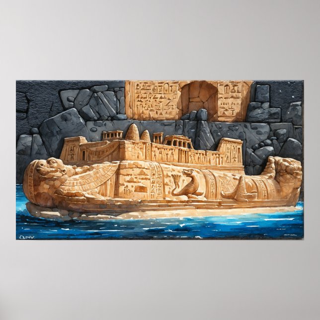 Funeral Rites of the Pharaohs Poster (Front)