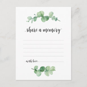 Funeral Service, Eucalyptus, Share a memory Card