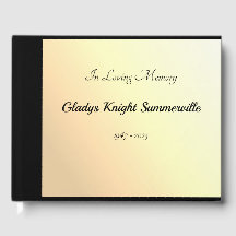 Funeral Service Guestbook | Eternal Sunset
