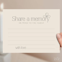 Funeral Service Share a memory Fairy Sympathy Card