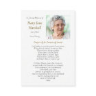 Funeral St Francis of Assisi Sympathy Prayer Card