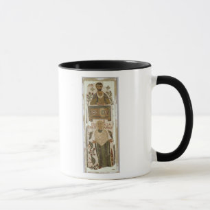Funeral stele of a banker and his daughter mug