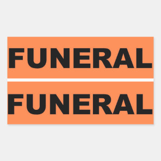 Funeral Sticker