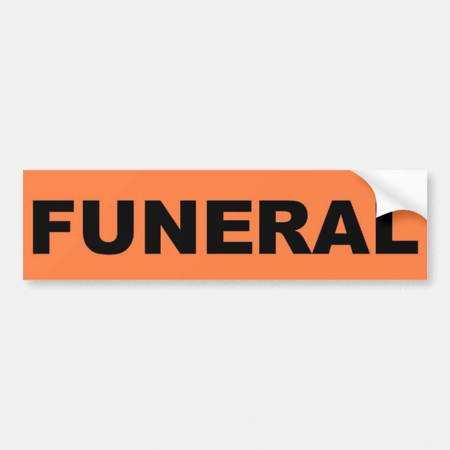 funeral Sticker (Front)