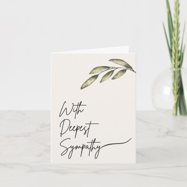 Funeral Sympathy Card (Front)