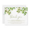 Funeral Sympathy Memorial Thank You Card