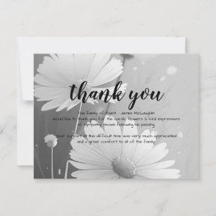Funeral Sympathy Thank You Card