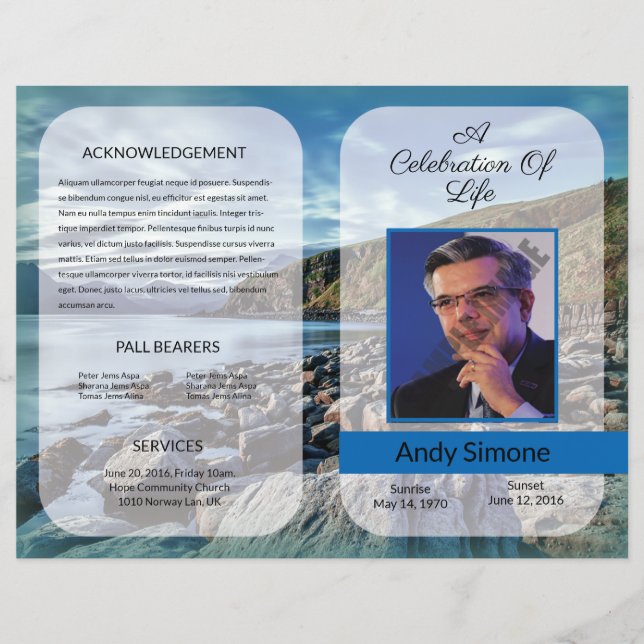 Funeral Template (Front)