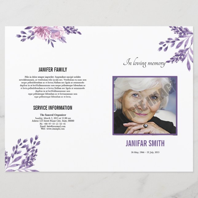 Funeral Template (Front)