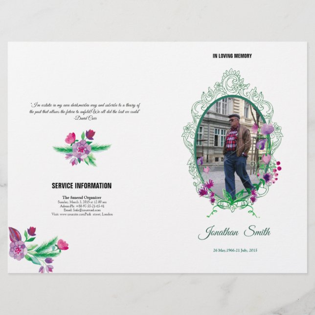 Funeral Template (Front)