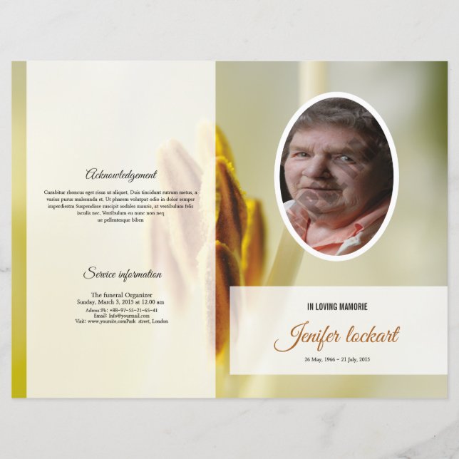 Funeral Template (Front)