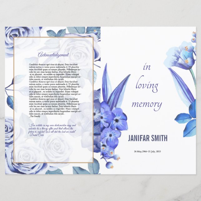 Funeral Template (Front)