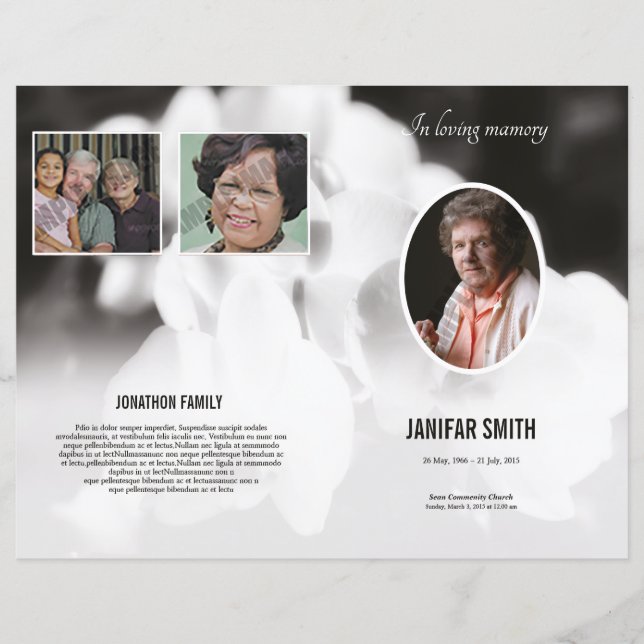 Funeral Template (Front)